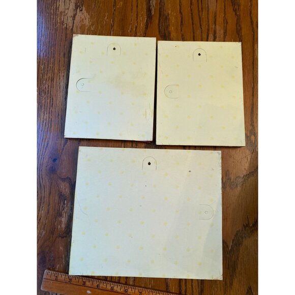 Set Of 3 Vintage Framed Oil Paintings With Rustic Landscape Themes In Ornate Red - Picture 6 of 7